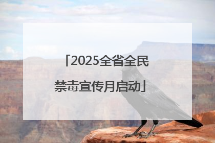 2025全省全民禁毒宣传月启动
