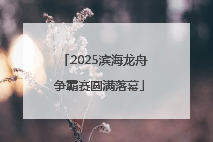 2025滨海龙舟争霸赛圆满落幕